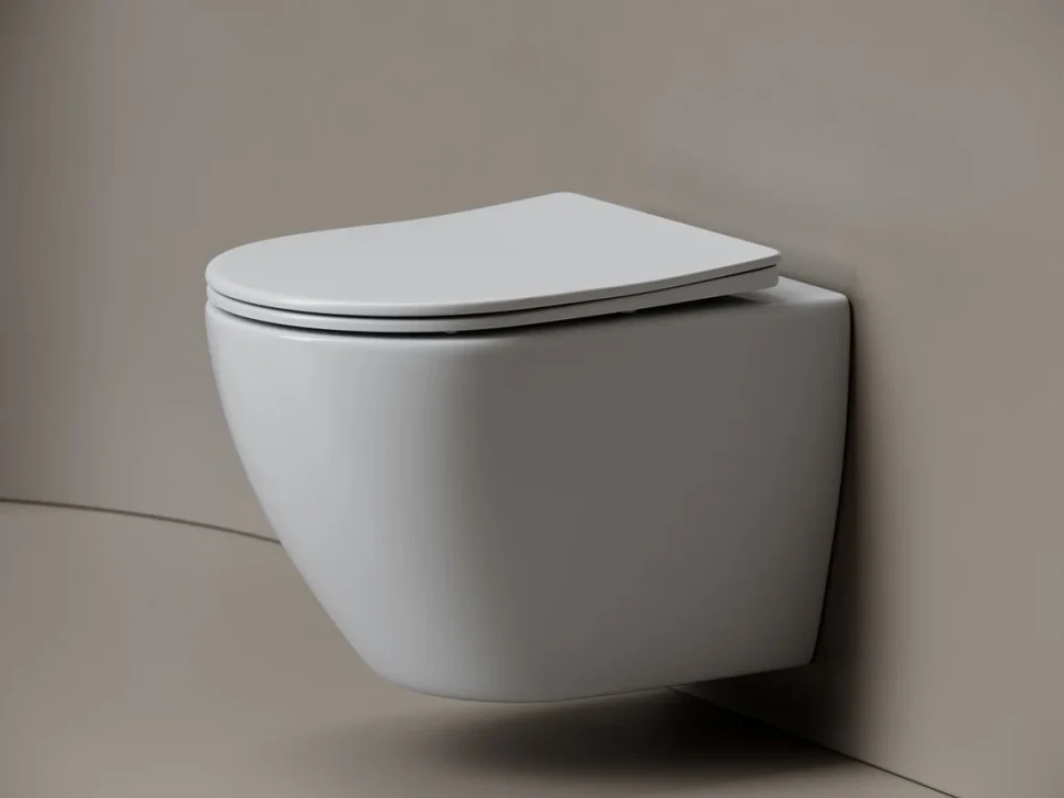 Подвесной унитаз Ceramicanova Mia Торнадо, сиденье микролифт, белый, CN1805T