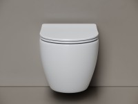 Подвесной унитаз Ceramicanova Mia Торнадо, сиденье микролифт, белый, CN1805T