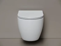 Подвесной унитаз Ceramicanova Mia Торнадо, сиденье микролифт, белый, CN1805T