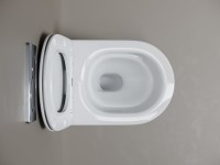 Подвесной унитаз Ceramicanova Mia Торнадо, сиденье микролифт, белый, CN1805T