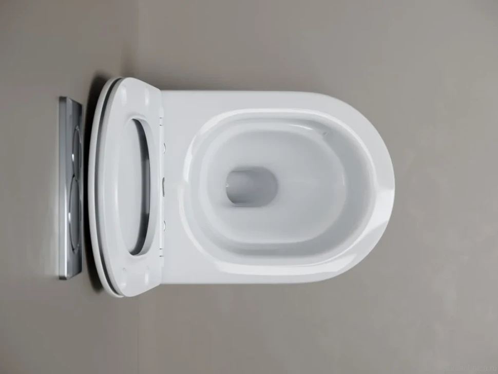Подвесной унитаз Ceramicanova Mia Торнадо, сиденье микролифт, белый, CN1805T