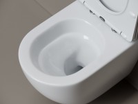 Подвесной унитаз Ceramicanova Mia Торнадо, сиденье микролифт, белый, CN1805T