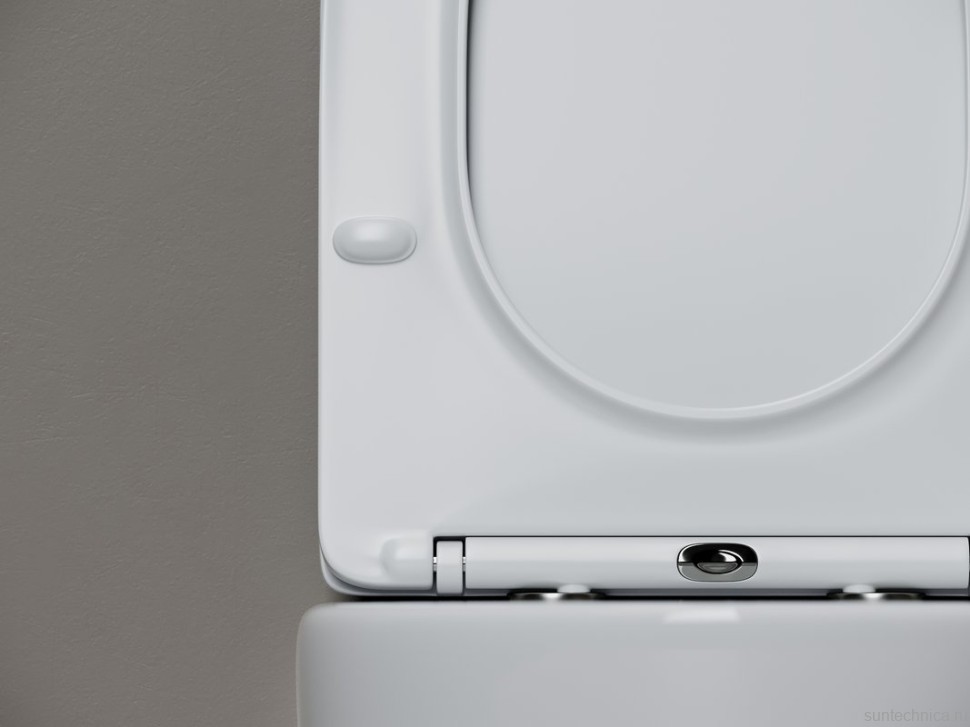 Подвесной унитаз Ceramicanova Mia Торнадо, сиденье микролифт, белый, CN1805T