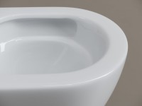 Подвесной унитаз Ceramicanova Mia Торнадо, сиденье микролифт, белый, CN1805T