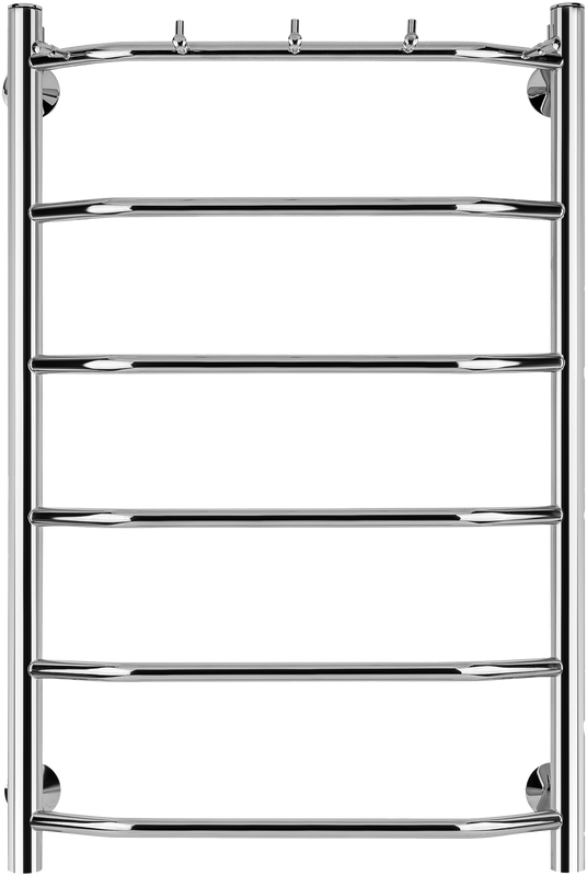 Полотенцесушитель электрический Secado Агата 1 К 85x55 см, подключение справа, глянцевый хром, лесенка