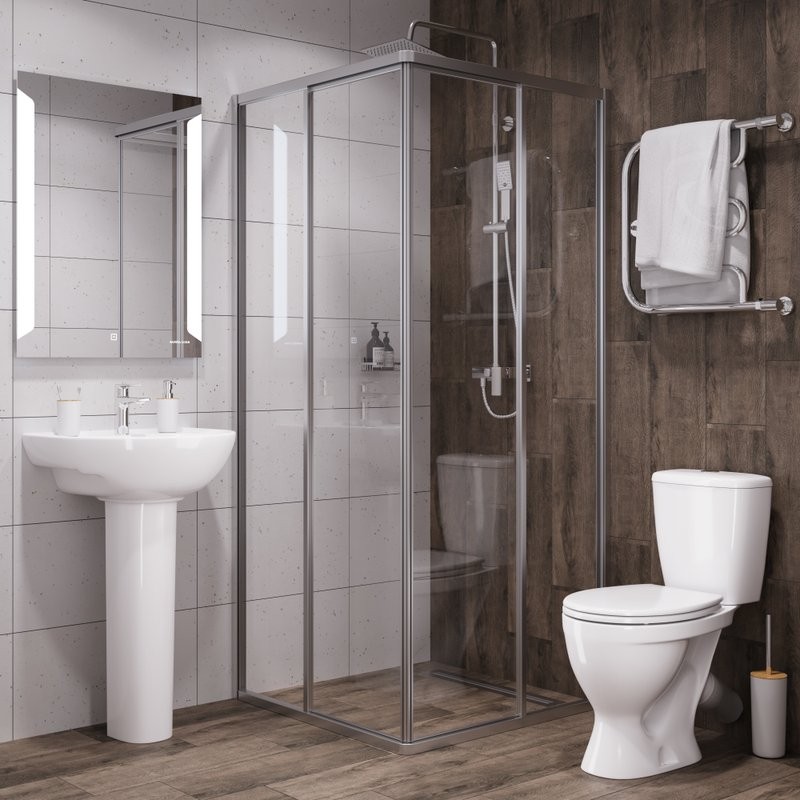 Унитаз-компакт напольный Sanita Эталон стандарт глянцевый белый