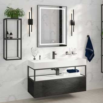 Мебель для ванной Cezares Cadro 100, 1-ярусная, подвесная, белая полка