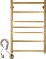 Полотенцесушитель электрический Secado Триест 4603777478537 85x55 см, подключение слева, бронза, лесенка, латунь