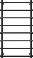 Полотенцесушитель водяной Secado Турин 1 100x55 см, матовый черный, лесенка
