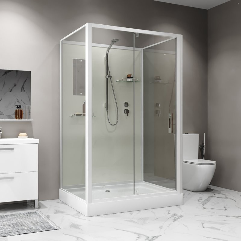 Душевая кабина Niagara Standart ST120/90/15Q/BK 120x90, без крыши