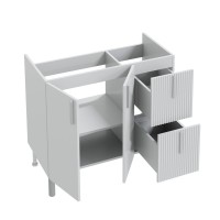 Тумба под раковину СаНта Вега 90 напольная, белая