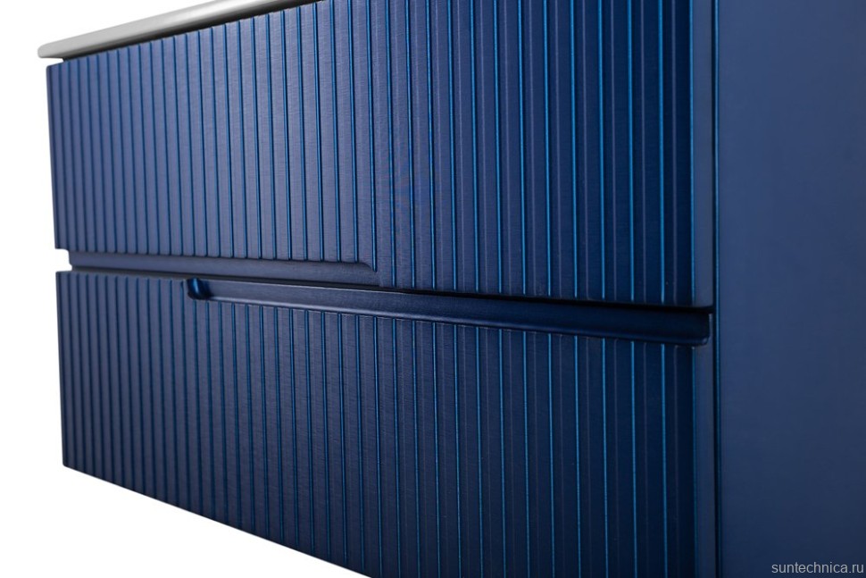 Мебель для ванной комнаты Cezares Duet 100 sapfiro, раковина Cezares CZR-8073-100