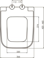 Унитаз подвесной VitrA Shift 7742B003-0075 с микролифтом + Крышка-сиденье NKP Dolce 0406 с микролифтом
