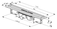 Душевой трап (лоток) Ravak Chrome 950