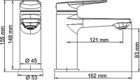 Смеситель для раковины Wasserkraft Wiese 8403