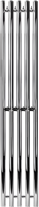 Полотенцесушитель электрический Secado Бергамо 5К 1300х280 130x30 см, подключение слева, хром, I-образный