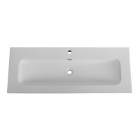 Тумба с раковиной Cezares Duet 120 bianco lucido, раковина Cezares CZR-8073-120