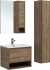 Мебель для ванной STWORKI Карлстад 60 дуб рустикальный, в стиле лофт, под дерево, подвесная (гарнитур, комплект)