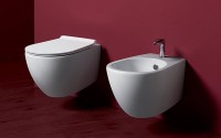 Унитаз подвесной Simas Vignoni VI18bi matt безободковый, с микролифтом, белый матовый