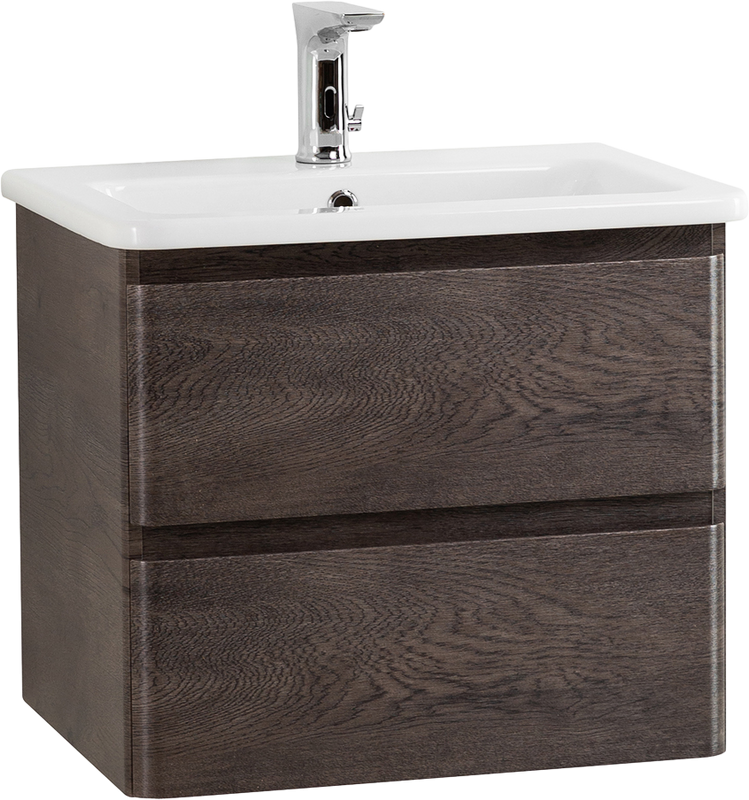 Тумба с раковиной BelBagno Albano-Cer 60 подвесная, robere nature grigio