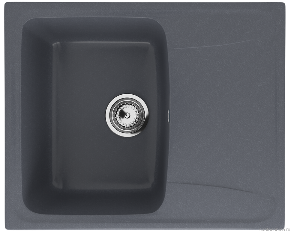 Мойка кухонная Ulgran U-201 -343 антрацит