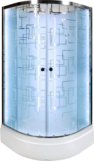 Душевая кабина DTO EM 2710NLED+GM