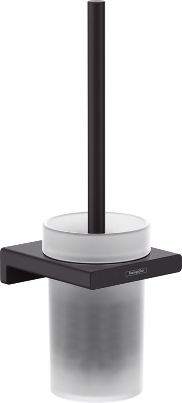 Набор Ершик Hansgrohe AddStoris 41752670 матовый черный + Держатель 41771670 матовый черный