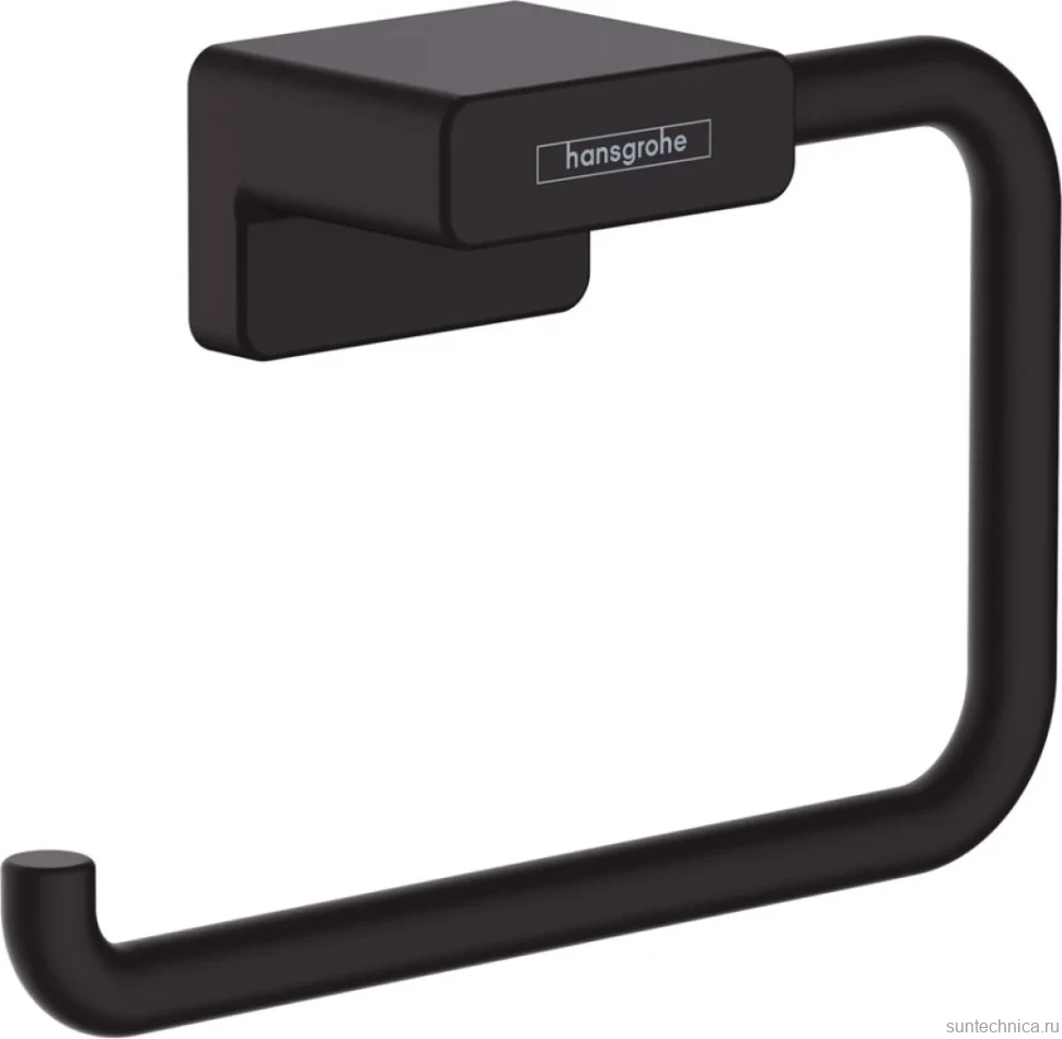Набор Ершик Hansgrohe AddStoris 41752670 матовый черный + Держатель 41771670 матовый черный