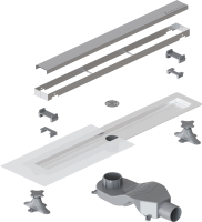 Душевой трап (лоток) Boheme Premium Linear 60 см, хром
