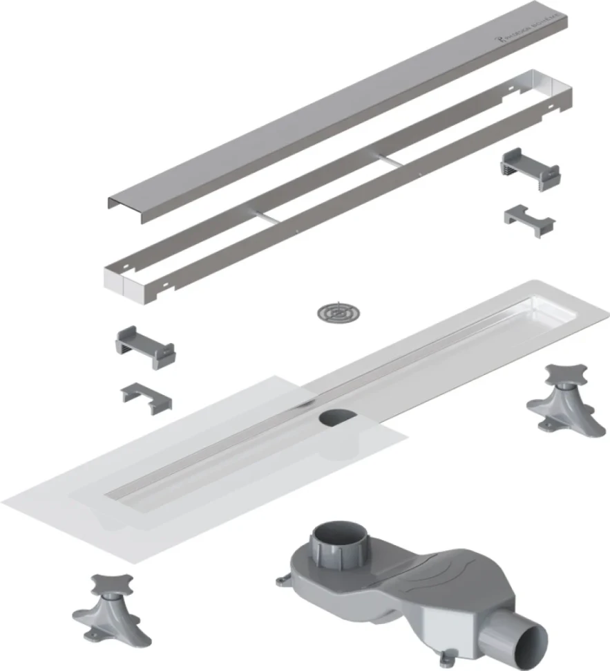 Душевой трап (лоток) Boheme Premium Linear 60 см, хром