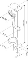 Душевой гарнитур AM.PM Like F0180064