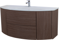 Тумба с раковиной Cezares Eden 120 rovere scuro soft, раковина 82368