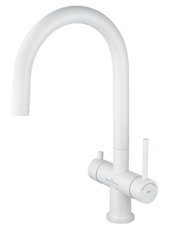 Смеситель для кухни Wonzon & Woghand WW-3211-MW белый матовый