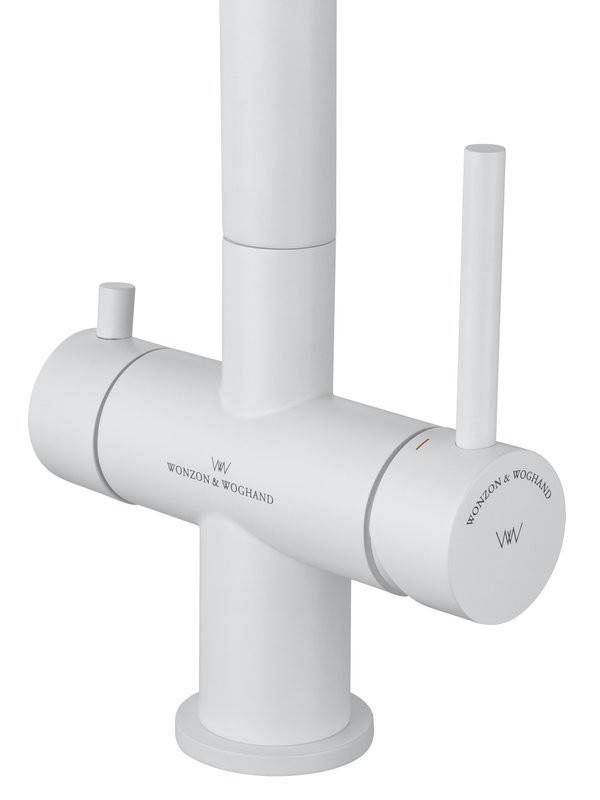 Смеситель для кухни Wonzon & Woghand WW-3211-MW белый матовый