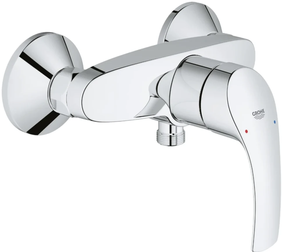Душевая стойка Grohe Eurosmart New 124410 со смесителем, хром