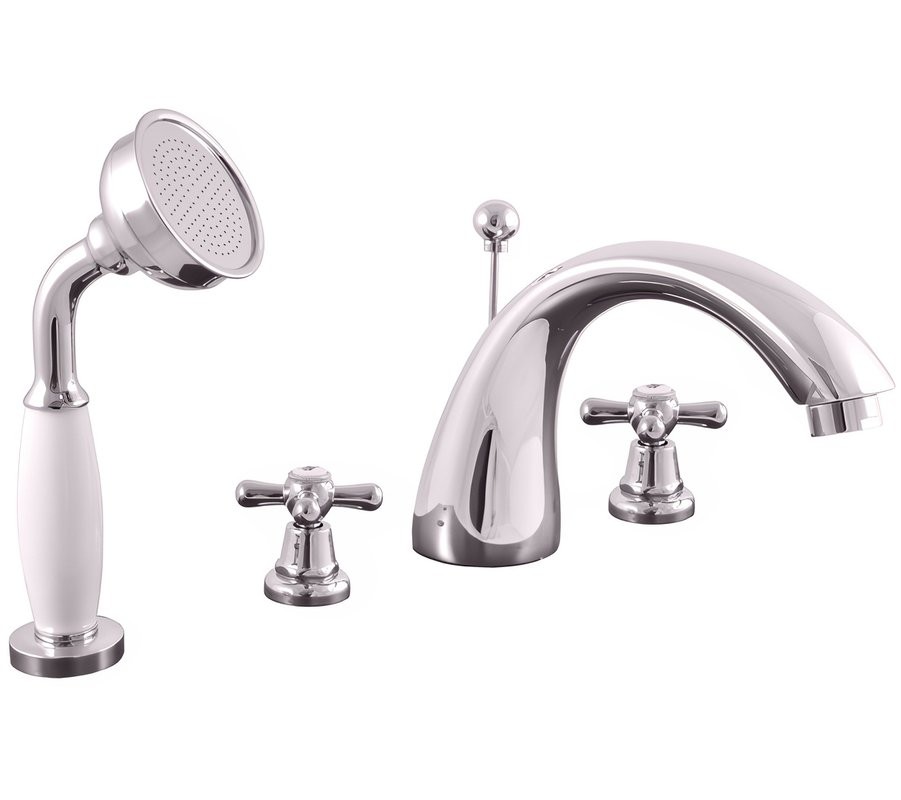 Смеситель на борт ванны Rav Slezak Morava MK169.5S хром