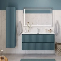 Шкаф-пенал для ванной BelBagno Uno 30 матовый голубой Шкаф-пенал для ванной BelBagno Uno 30 матовый голубой