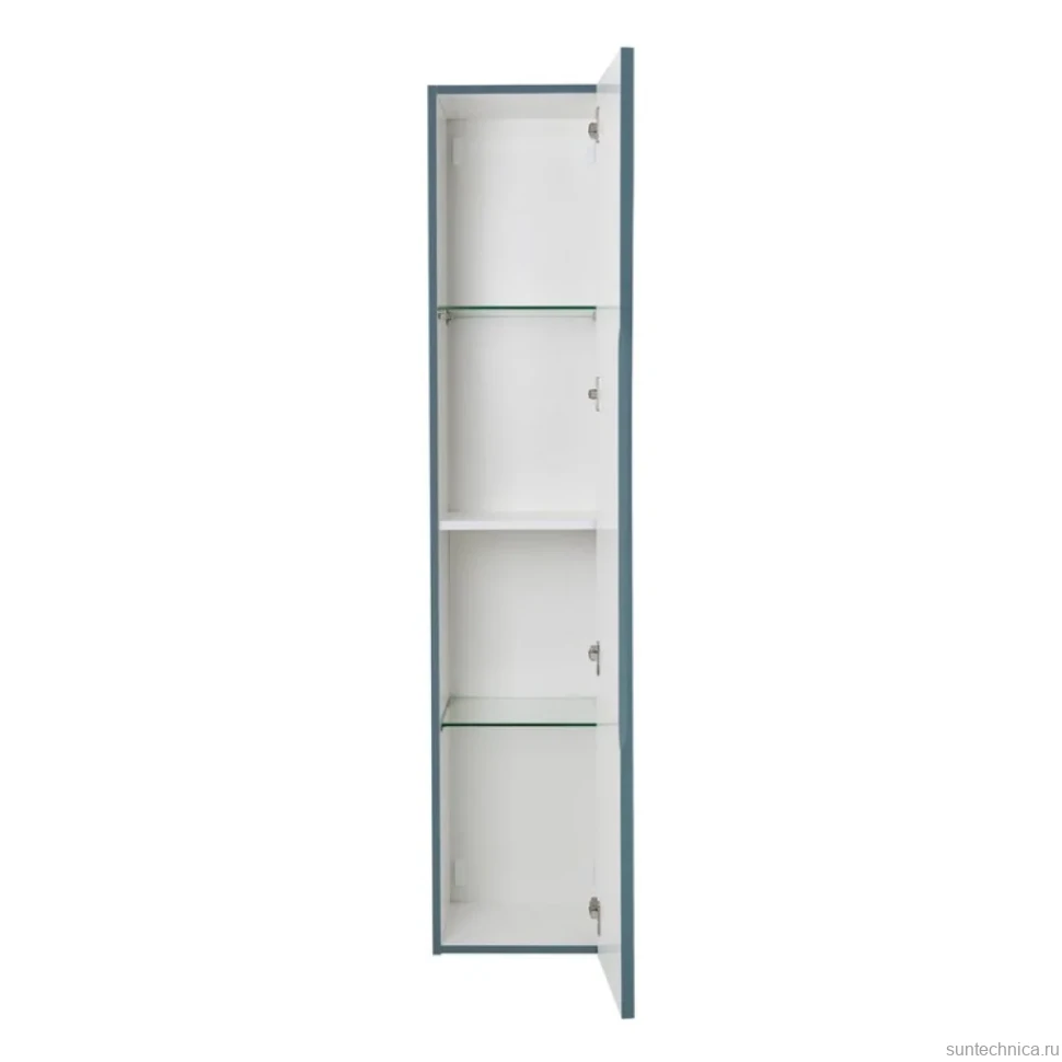 Шкаф-пенал для ванной BelBagno Uno 30 матовый голубой