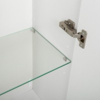 Шкаф-пенал для ванной BelBagno Uno 30 матовый голубой