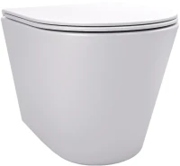 Унитаз подвесной Teymi Solli T40201 с микрофлитом, безободковый, белый