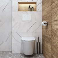 Унитаз подвесной Teymi Solli T40201 с микрофлитом, безободковый, белый