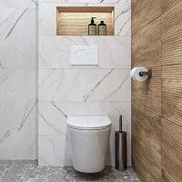Унитаз подвесной Teymi Solli T40201 с микрофлитом, безободковый, белый