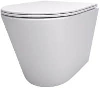 Унитаз подвесной Teymi Solli T40201 с микрофлитом, безободковый, белый