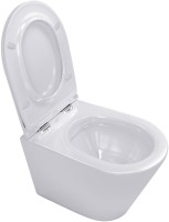 Унитаз подвесной Teymi Solli T40201 с микрофлитом, безободковый, белый