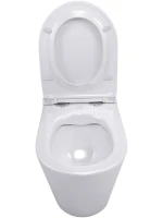 Унитаз подвесной Teymi Solli T40201 с микрофлитом, безободковый, белый