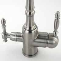 Комплект Мойка Paulmark Kroner PM225951-BSL брашированная нержавеющая сталь L + Смеситель Veragio Venezia 30637 нержавеющая сталь + Измельчитель Bort Titan Max Power