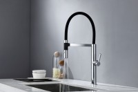 Смеситель для кухни AQUAme Cucina с гибким изливом AQM9904CR