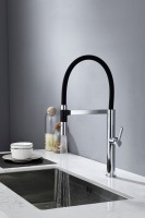 Смеситель для кухни AQUAme Cucina с гибким изливом AQM9904CR