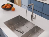 Смеситель для кухни Cersanit Флавис (Flavis) 68248 сатин