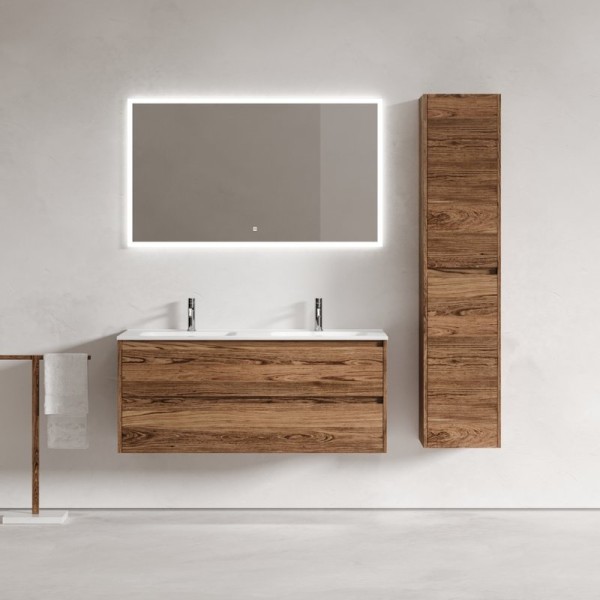 Мебель для ванной комнаты Sancos Libra 120 см двойная, дуб чарльстон